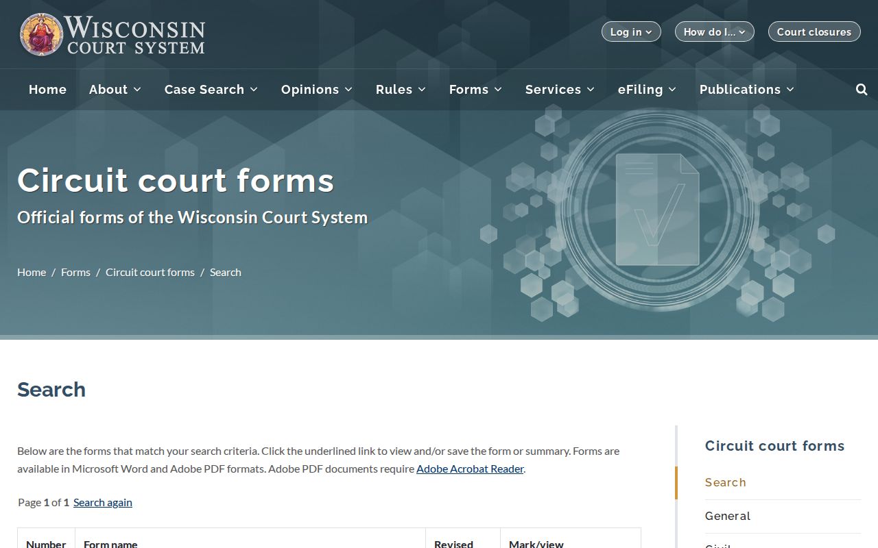 Wisconsin expungement record access forms for Waukesha County cases